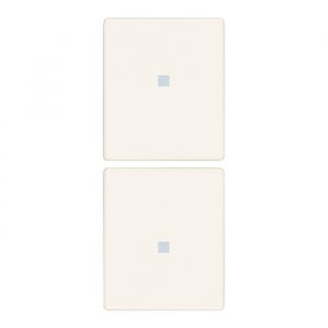 Due Mezzi Tasti 1M Neutro Pers. Bianco VIMAR 31480.B