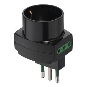 Adattatore Sfals.Vert.S11+2P11+P30 Nero VIMAR 00313