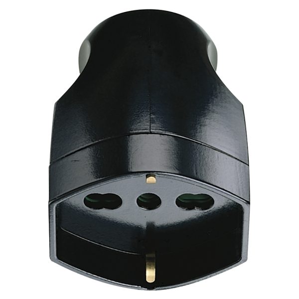Presa 2P+T 16A Universale Assiale Nero VIMAR 00225