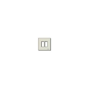 Placca 2M Allum. Scatto Oro VIMAR 08606