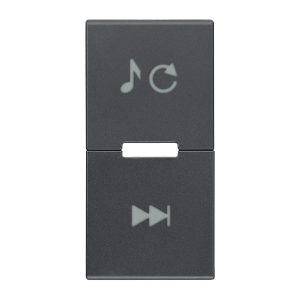 Tasto 1M Cambio Sorgente/Traccia Grigio VIMAR R20531.23