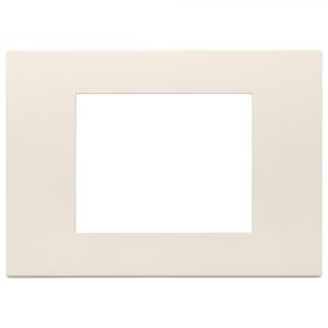 Placca 3M 3 Moduli Colore Canapa VIMAR 30653.01
