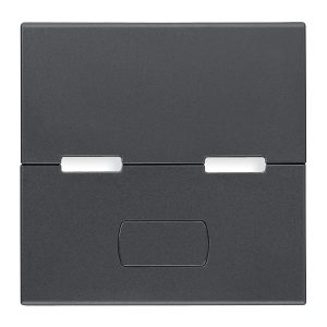 Tasto 2M Pers. Pulsanti Semplici Grigio VIMAR R20532.0