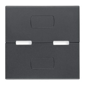 Tasto 2M Pers. Pulsanti Bascul. Grigio VIMAR R20532.S0