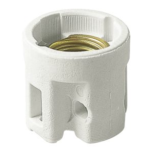 Portalampada E27 Ø 50Mm Porc. Bianco VIMAR 02182