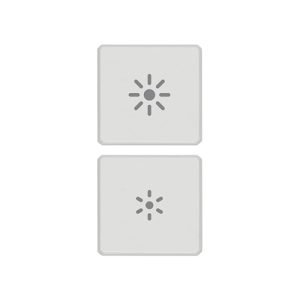 Due Tasti Flat Dimmer Bianco VIMAR 22751.3.01
