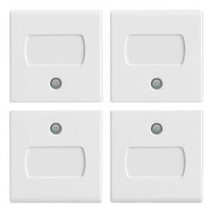 Quattro Mezzi Tasti 1M Etichetta Bianco VIMAR R14841.5