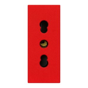 Presa 2P+T 16A P17/11 Rosso VIMAR 30203.R