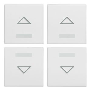 Quattro Mezzi Tasti 1M Freccia Bianco VIMAR R20841.3.B
