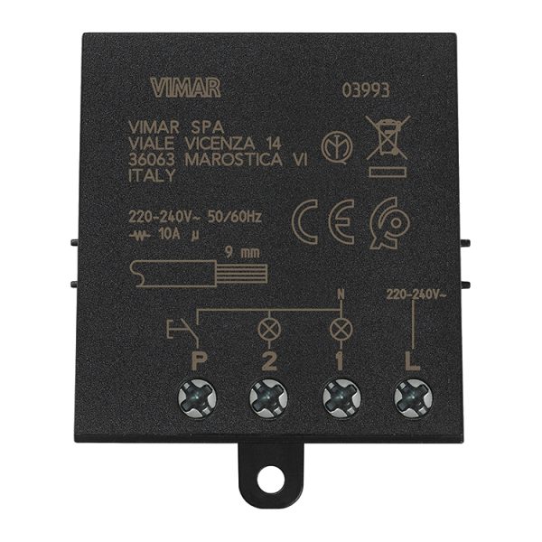 Modulo Relé Ad Imp. 4 Sequenze Quid 10A VIMAR 03993