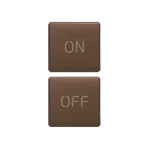 Due Tasti Flat Simboli On/Off Bronzo VIMAR 22751.1.12