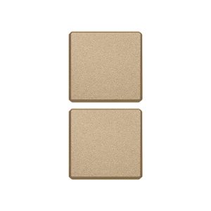 Due Tasti Flat No Simboli Oro Satinato VIMAR 22751.0.88