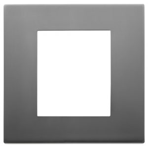 Placca 2M Inox Satinato VIMAR 30642.72