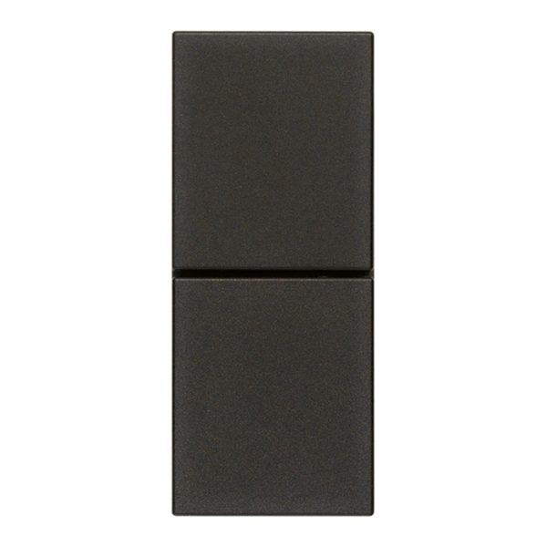 Due Pulsanti Indip. No+No 10A Nero VIMAR 30066.G