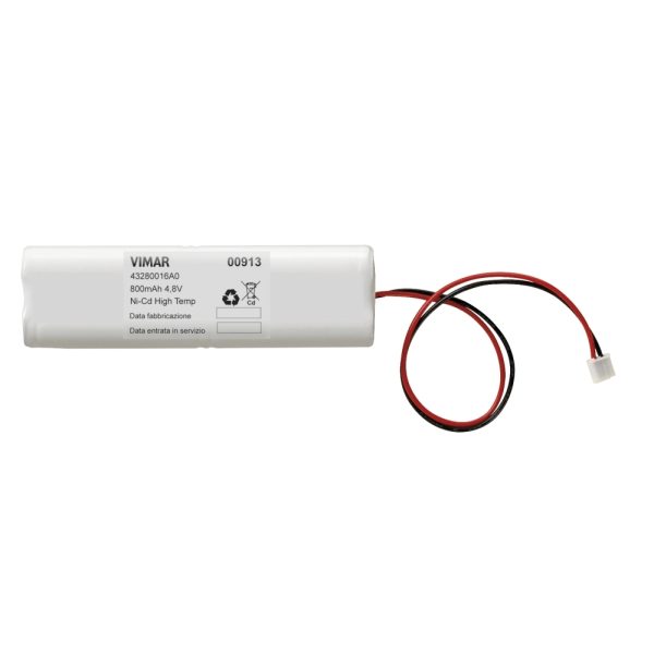 Batteria Ricaricabile Ni-Cd 4,8V 800Mah VIMAR 00913