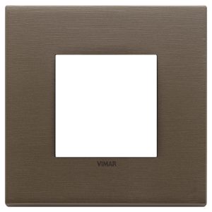 Placca 2M Bronzo Scuro Spazzolato VIMAR 22642.12