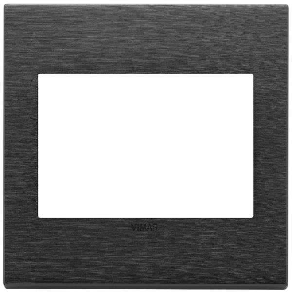 Placca 3M Bs Nero Spazzolato VIMAR 22648.13