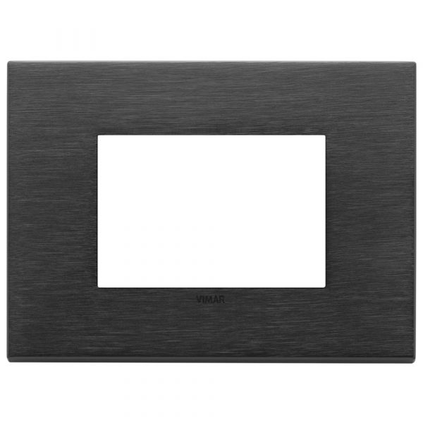 Placca 3M Nero Spazzolato VIMAR 22653.13