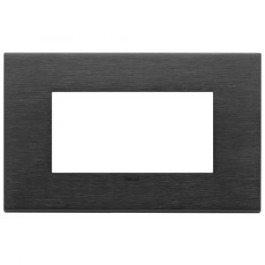 Placca 4M Nero Spazzolato VIMAR 22654.13