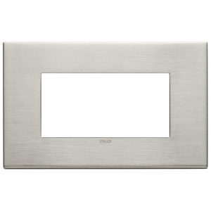 Placca 4M Nichel Spazzolato VIMAR 22654.11