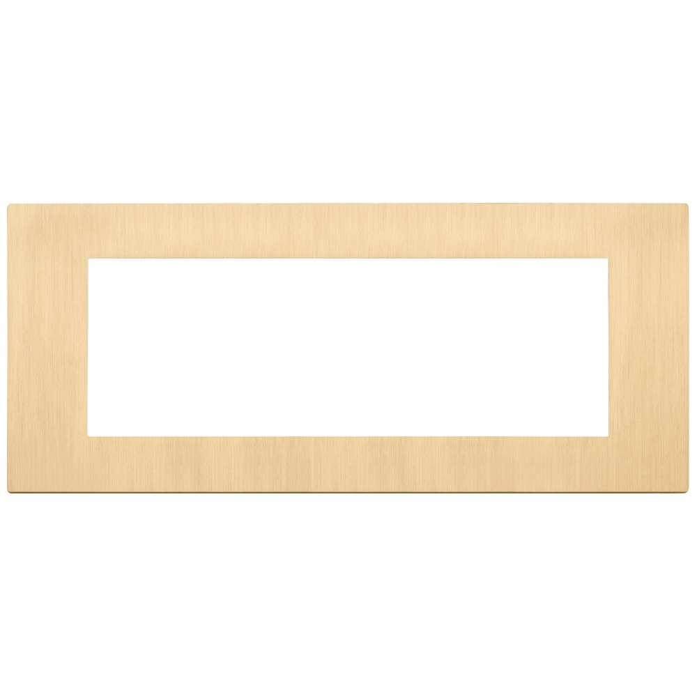 Placca 7M Oro Spazzolato VIMAR 30657.70