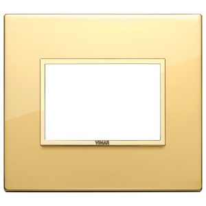 Placca 3M Oro Totale Lucido VIMAR 21653.G09