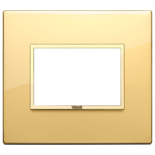 Placca 3M Oro Totale Lucido VIMAR 21653.G09