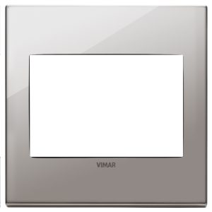 Placca 3M Bs Cromo Nero VIMAR 22648.83