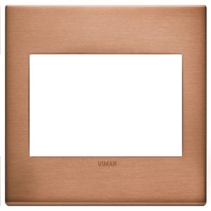 Placca 3M Bs Rame Spazzolato VIMAR 22648.86