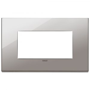 Placca 4M Cromo Nero VIMAR 22654.83