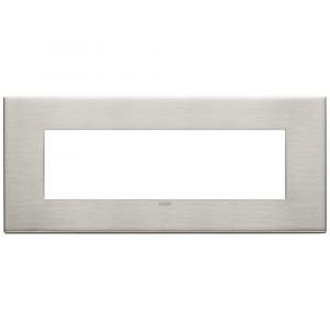 Placca 7M Nichel Spazzolato VIMAR 22657.11