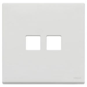 Placca 2Mx2 Flat Bianco Matt VIMAR 22682.2.01