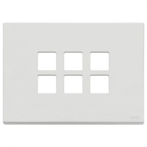 Placca 3Mx6 Flat Bianco Matt VIMAR 22693.01