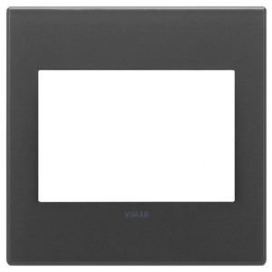 Placca 3M Bs Nero Satinato VIMAR 22648.73
