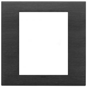 Placca 8M Nero Spazzolato VIMAR 22668.13