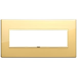 Placca 7M Oro Totale Lucido VIMAR 21657.G09
