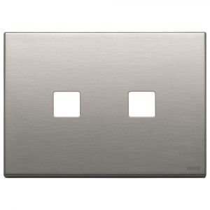 Placca 3Mx2 Flat Nichel Spazzolato VIMAR 22683.2.11
