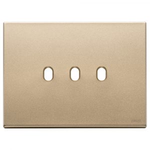 Placca 3Mx3 Vintage Oro Satinato VIMAR 22673.3.88