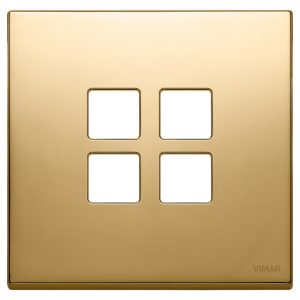 Placca 2Mx4 Flat Oro VIMAR 22692.82
