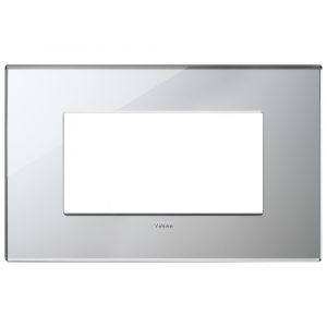 Placca 4M Argento Ghiaccio VIMAR 22654.75