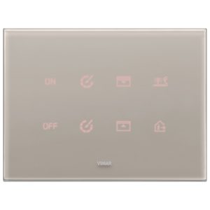 Placca 4M Grigio Perla VIMAR 21664.73