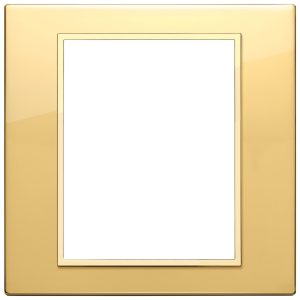 Placca 8M Oro Totale Lucido VIMAR 21668.G09