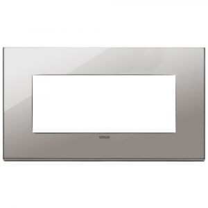 Placca 5M Bs Cromo Nero VIMAR 22649.83