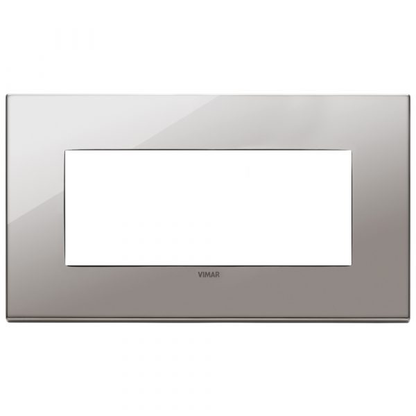 Placca 5M Bs Cromo Nero VIMAR 22649.83