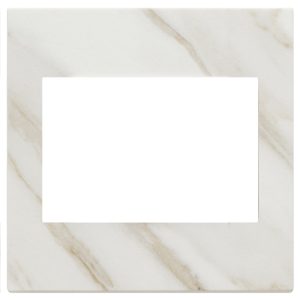 Placca 3M Bs Bianco Calacatta VIMAR 22648.51