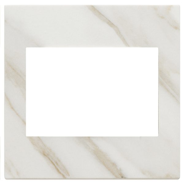 Placca 3M Bs Bianco Calacatta VIMAR 22648.51