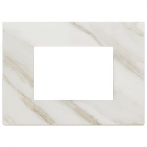 Placca 3M Bianco Calacatta VIMAR 22653.51