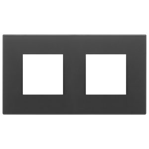 Placca 4M (2+2)Int71 Nero Satinato VIMAR 22643.73