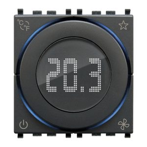 Termostato Rotella Domotico 2M Grigio VIMAR 02971
