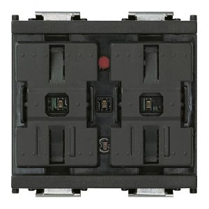 Due Pulsanti Semplici Grigio VIMAR R16960